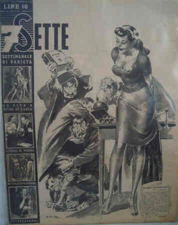 7-SETTE magazine side cover Issue 3 19 January 1946