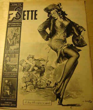 7-SETTE magazine side cover Issue 7 16 February 1946