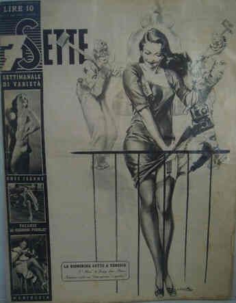 7-SETTE magazine side cover Issue 38 22 September 1946