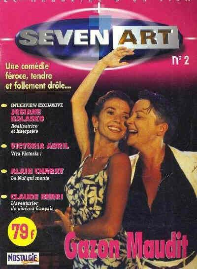 SEVEN ART magazine side cover Issue 2  1997