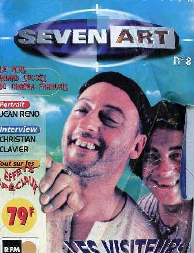 SEVEN ART magazine side cover Issue 8  1997