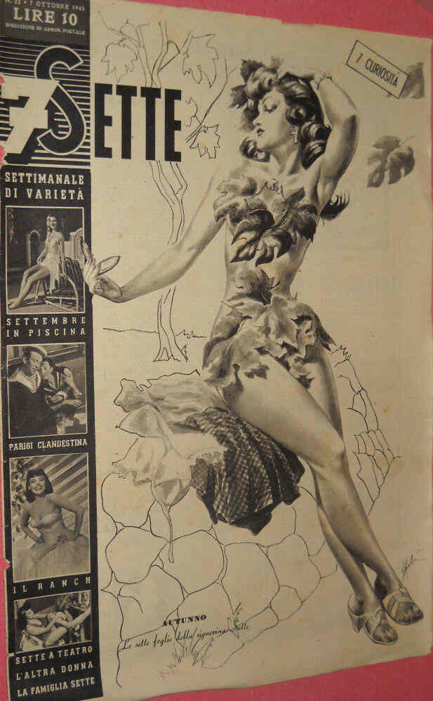 7-SETTE magazine side cover 7 October 1945