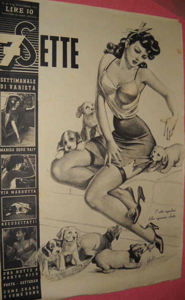 7-SETTE magazine side cover Issue 27 11 November 1945