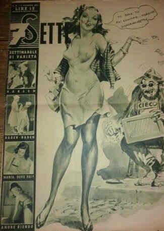 7-SETTE magazine side cover Issue 32 1 December 1945