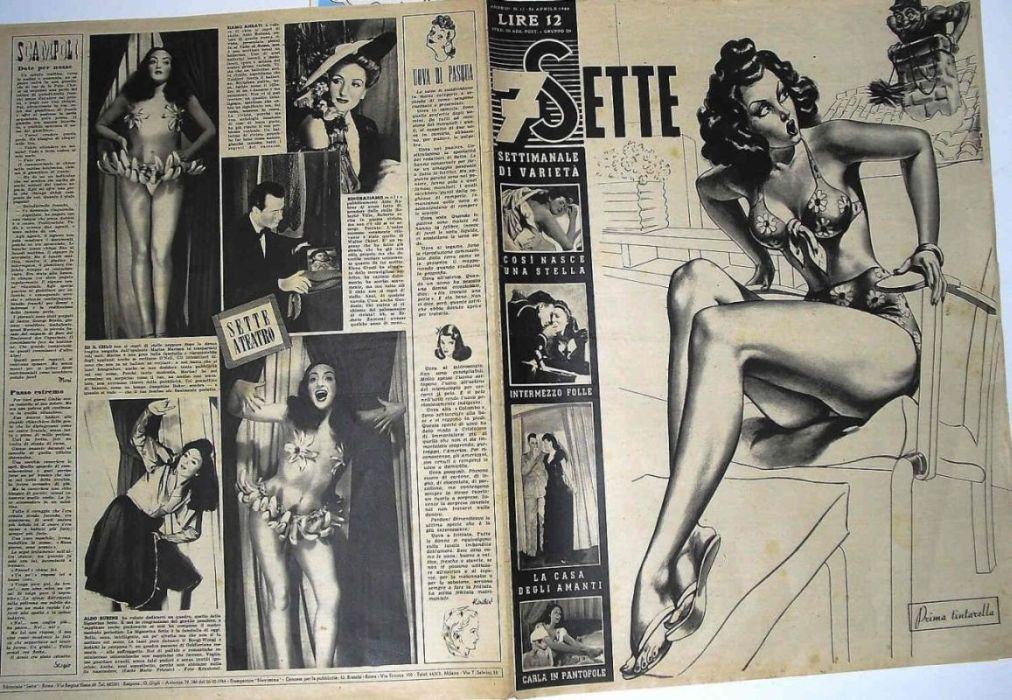 7-SETTE magazine side cover Issue 17 27 April 1946