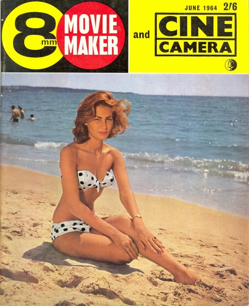 8mm MOVIE MAKER magazine side cover June 1964