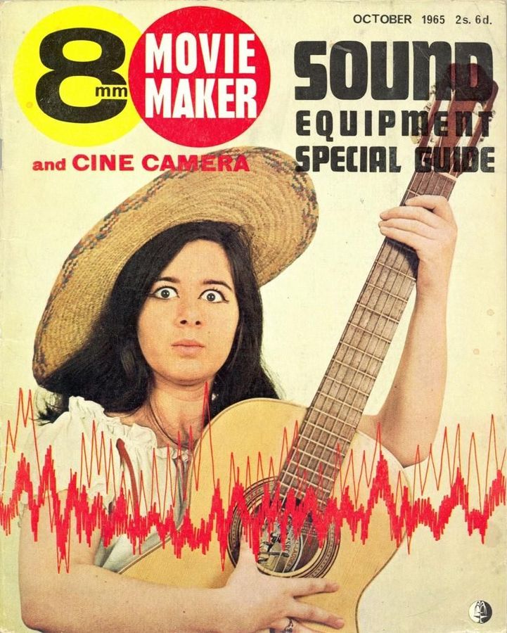 8mm MOVIE MAKER magazine side cover October 1965