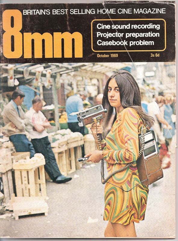 8mm magazine side cover  Vol 7 # 17 October 1969