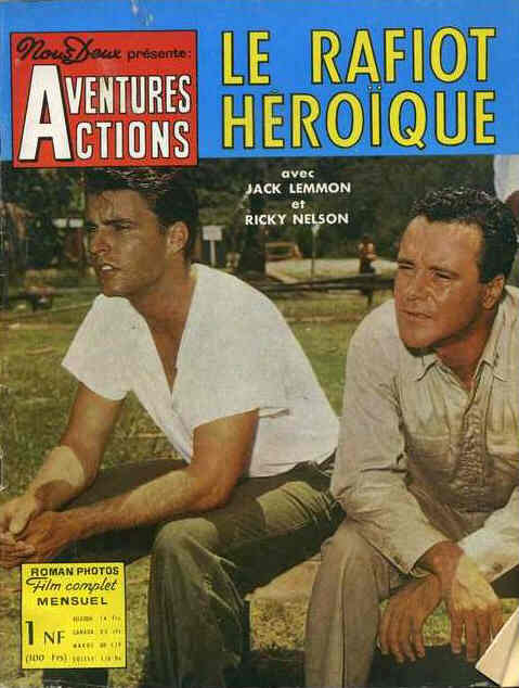 AVENTURES ACTIONS magazine side cover Issue 5 March 1962