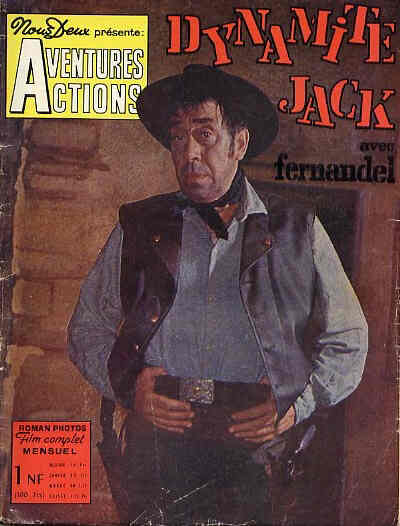 AVENTURES ACTIONS magazine side cover Issue 8 June 1962