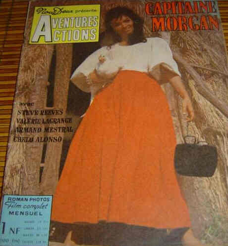 AVENTURES ACTIONS magazine side cover Issue 9 July 1962