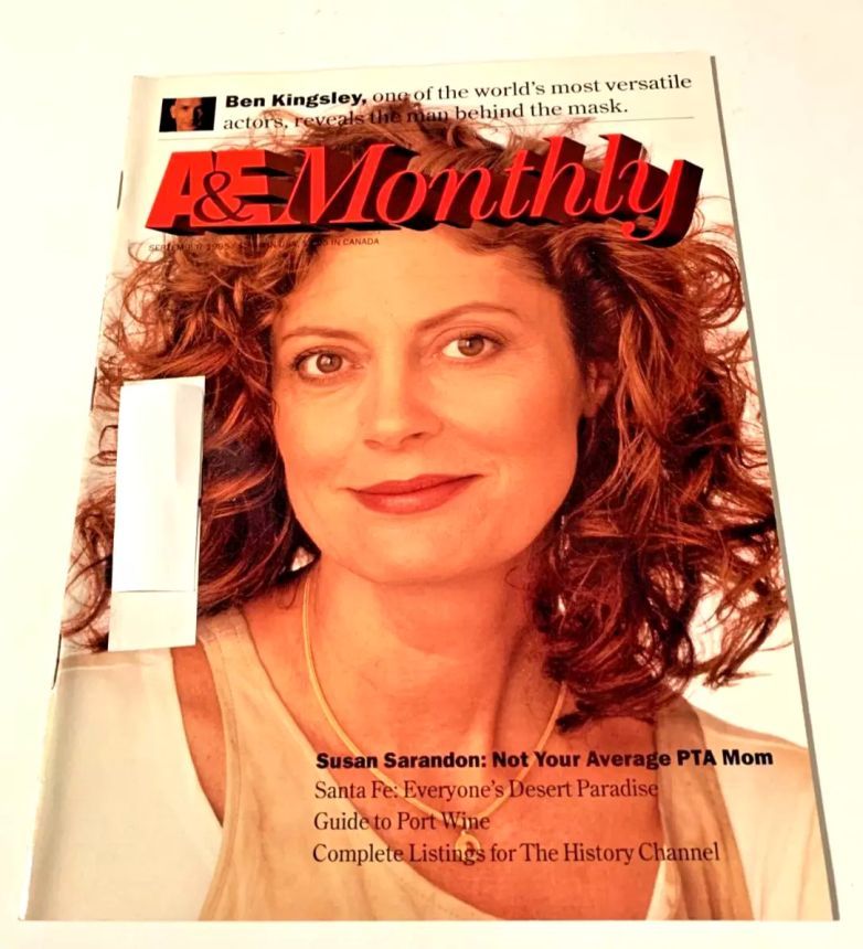 ARTS AND ENTERTAINMENT magazine side cover  September 1995