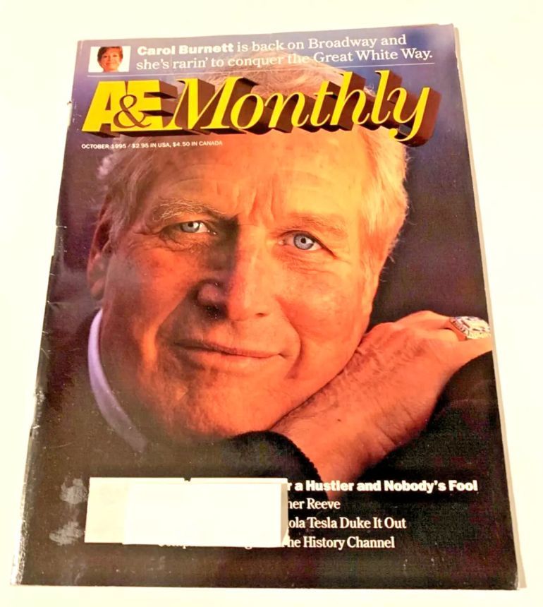 ARTS AND ENTERTAINMENT magazine side cover  October 1995