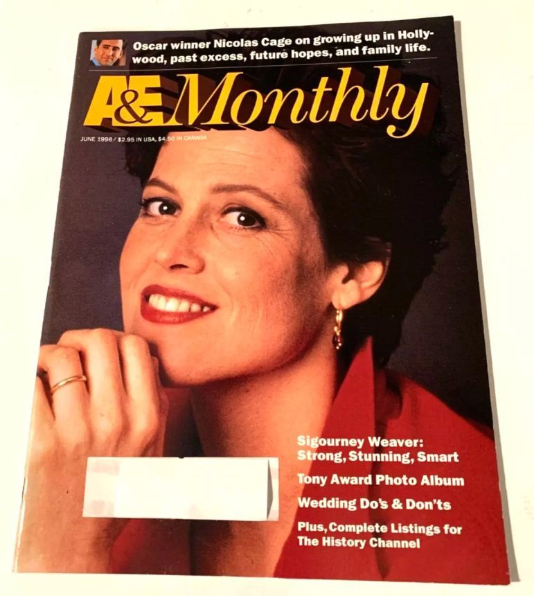ARTS AND ENTERTAINMENT magazine side cover  June 1996