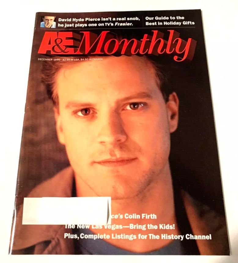 ARTS AND ENTERTAINMENT magazine side cover  December 1996