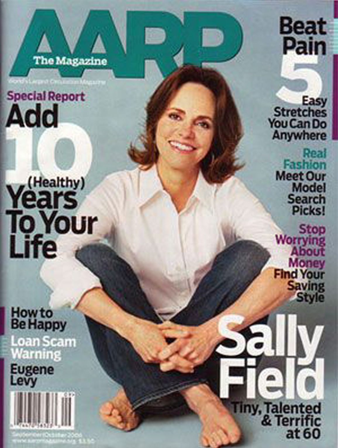 AARP magazine side cover  September/October 2006