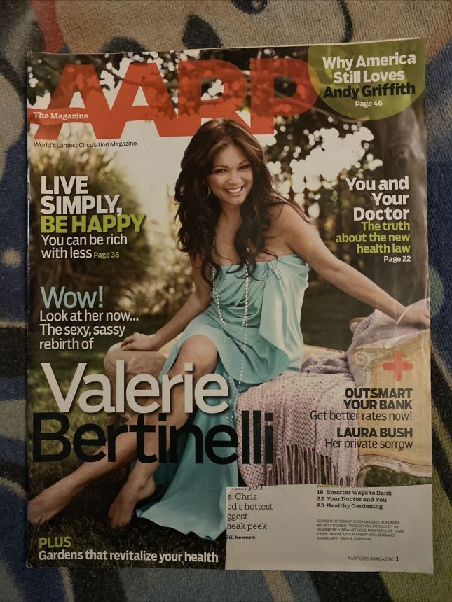 AARP magazine side cover  July/August 2010