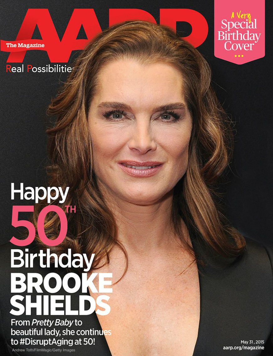 AARP magazine side cover 31 May 2015