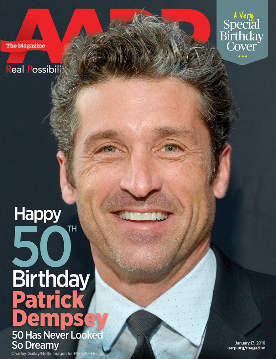 AARP magazine side cover 13 January 2016