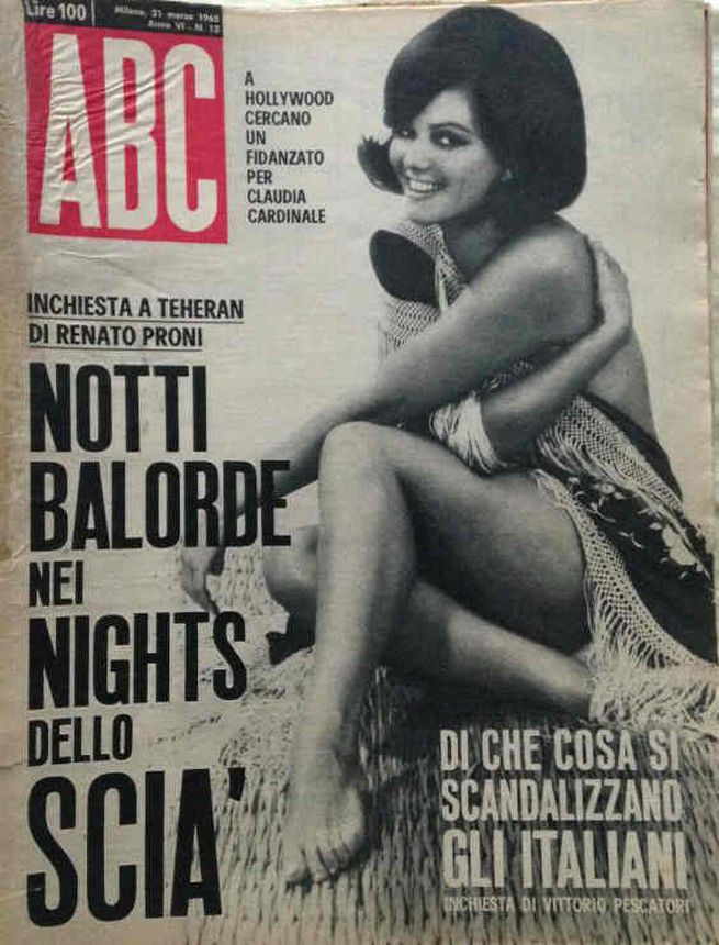ABC (Italy) magazine side cover Issue 12 21 March 1965