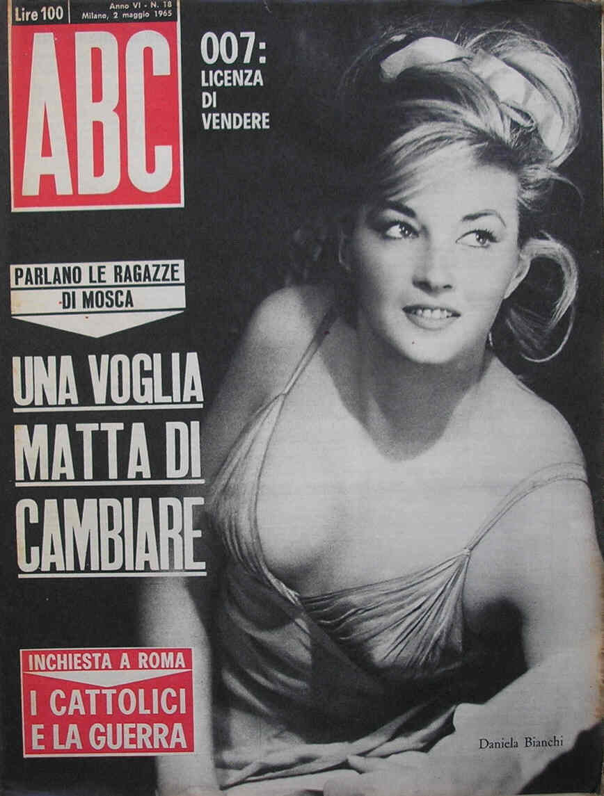 ABC (Italy) magazine side cover Issue 18 2 May 1965