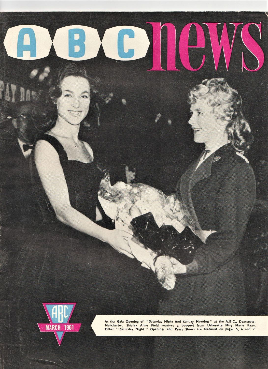 ABC NEWS magazine side cover  March 1961
