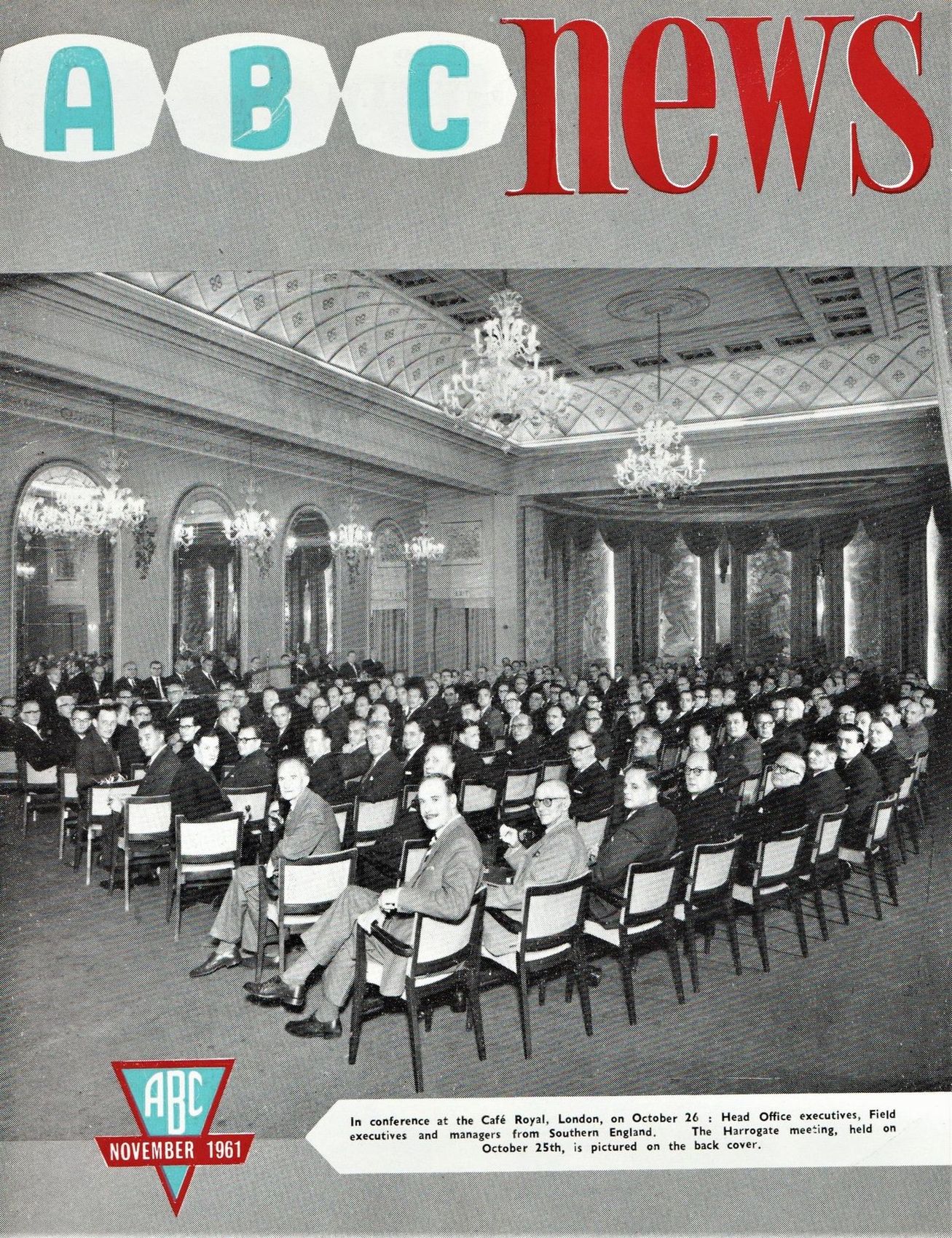 ABC NEWS magazine side cover  Vol 15 No  8  November 1961