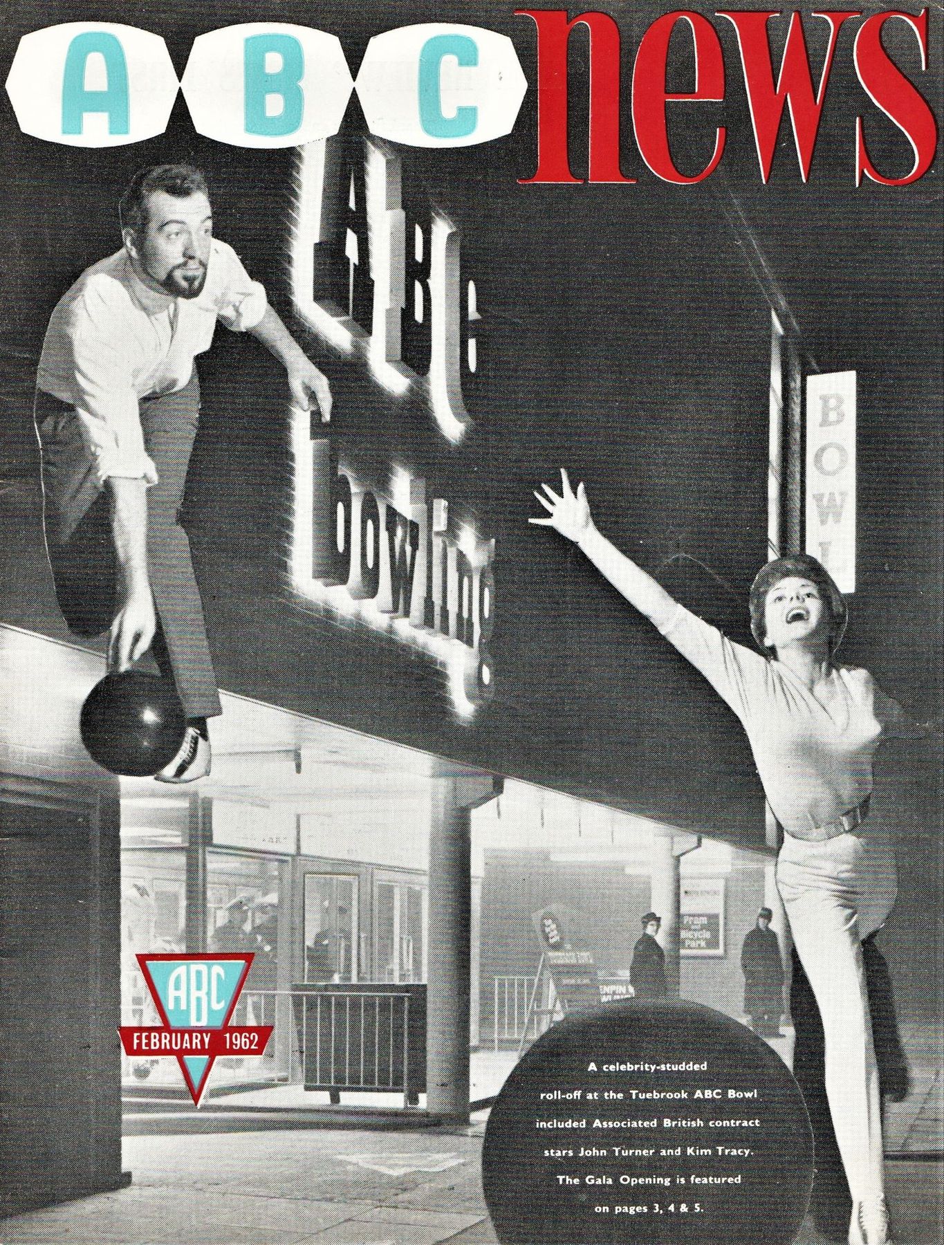 ABC NEWS magazine side cover  Vol 15 No 11  February 1962