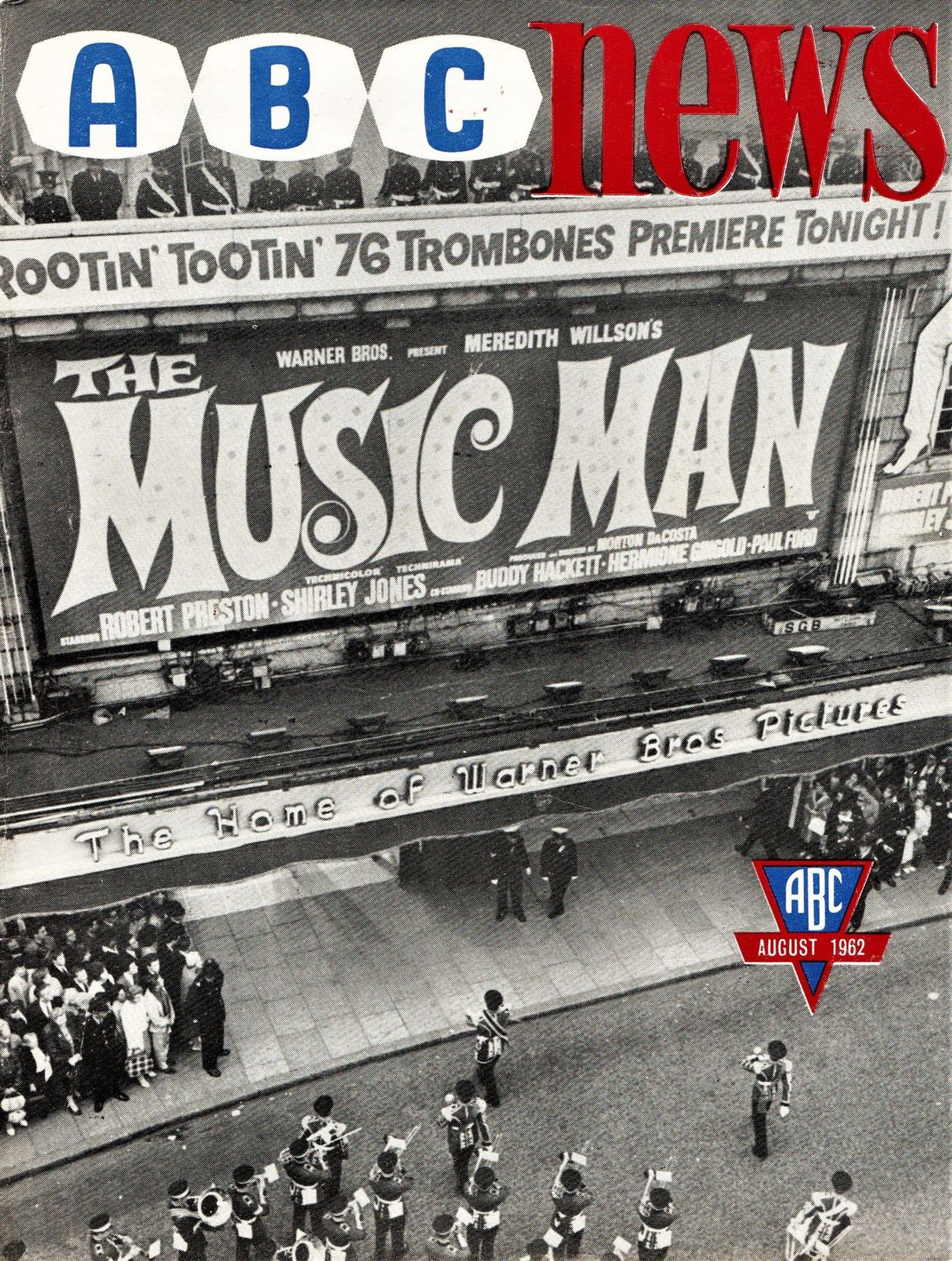 ABC NEWS magazine side cover  Vol 16 No  5  August 1962
