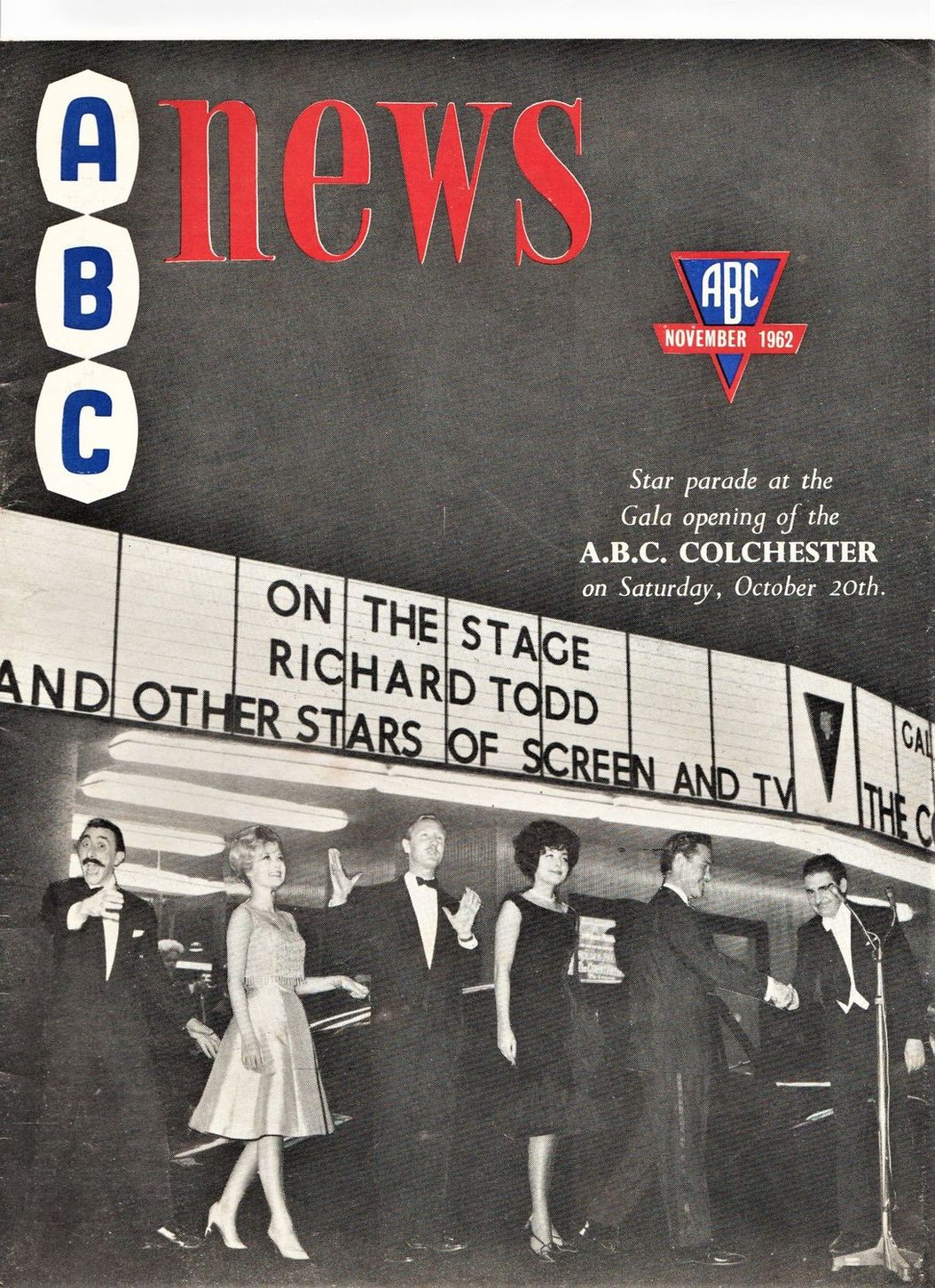 ABC NEWS magazine side cover  November 1962