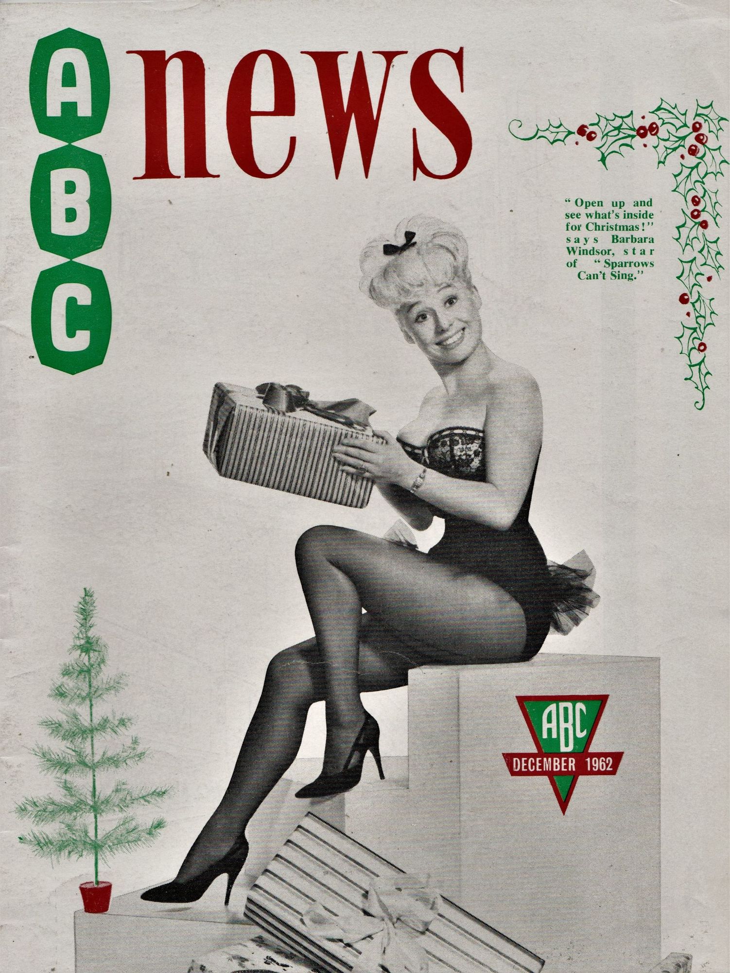 ABC NEWS magazine side cover  Vol 16 No  9  December 1962