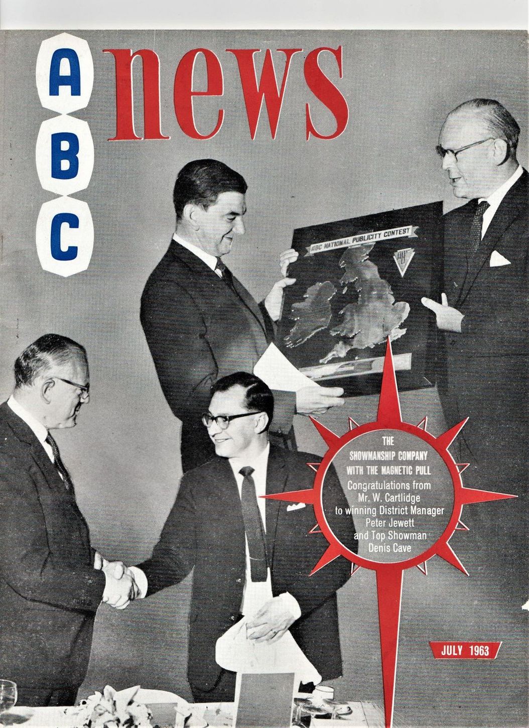 ABC NEWS magazine side cover  July 1963