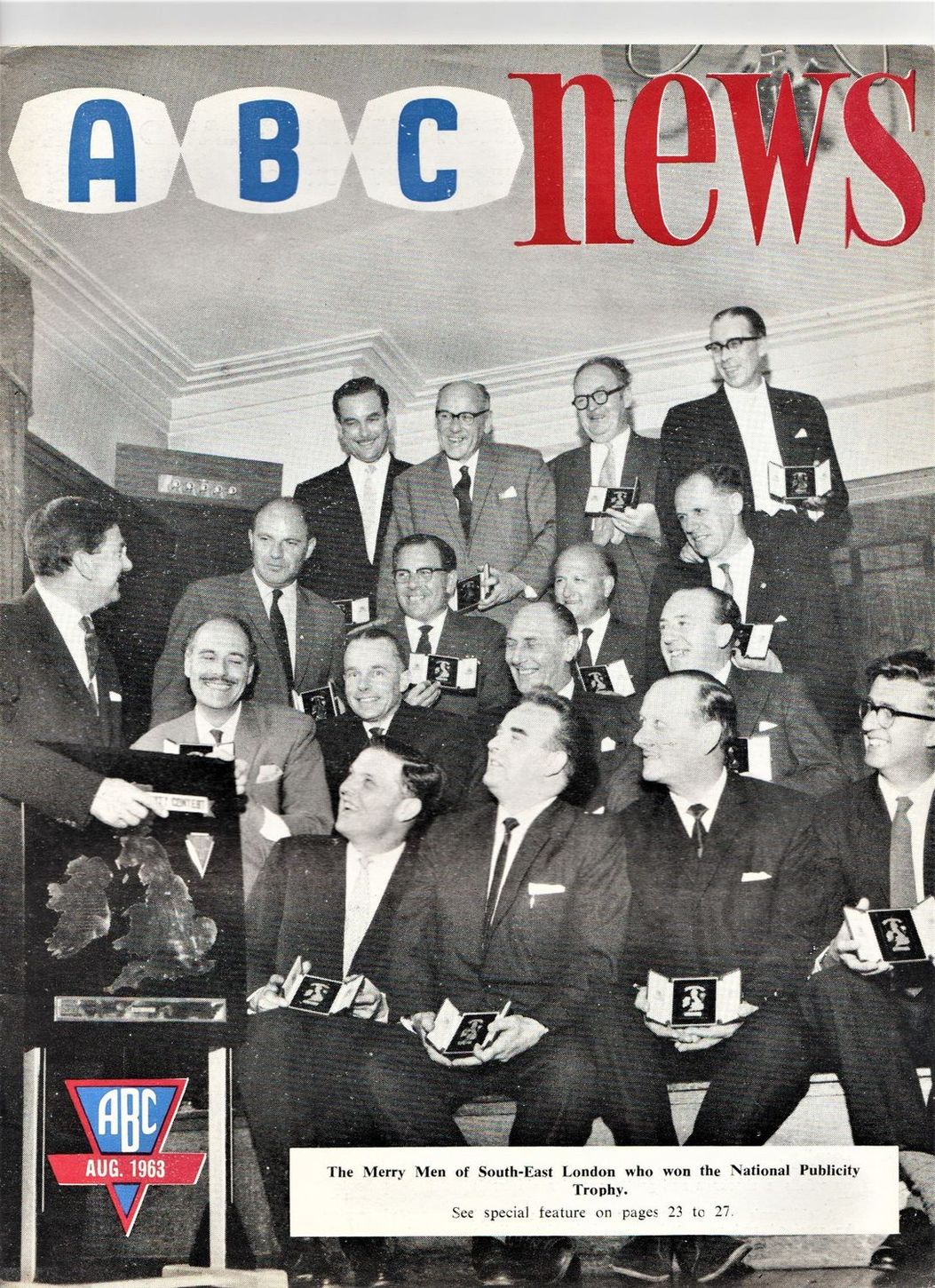 ABC NEWS magazine side cover  August 1963