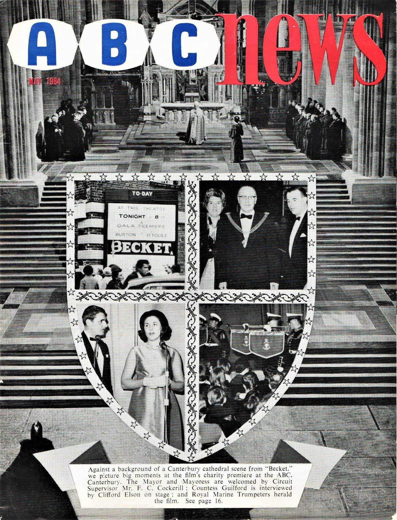 ABC NEWS magazine side cover  Vol 18 No  2  May 1964