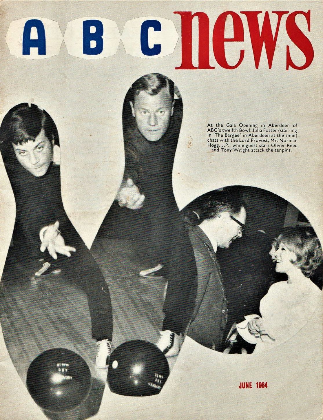 ABC NEWS magazine side cover  Vol 18 # 3  June 1964