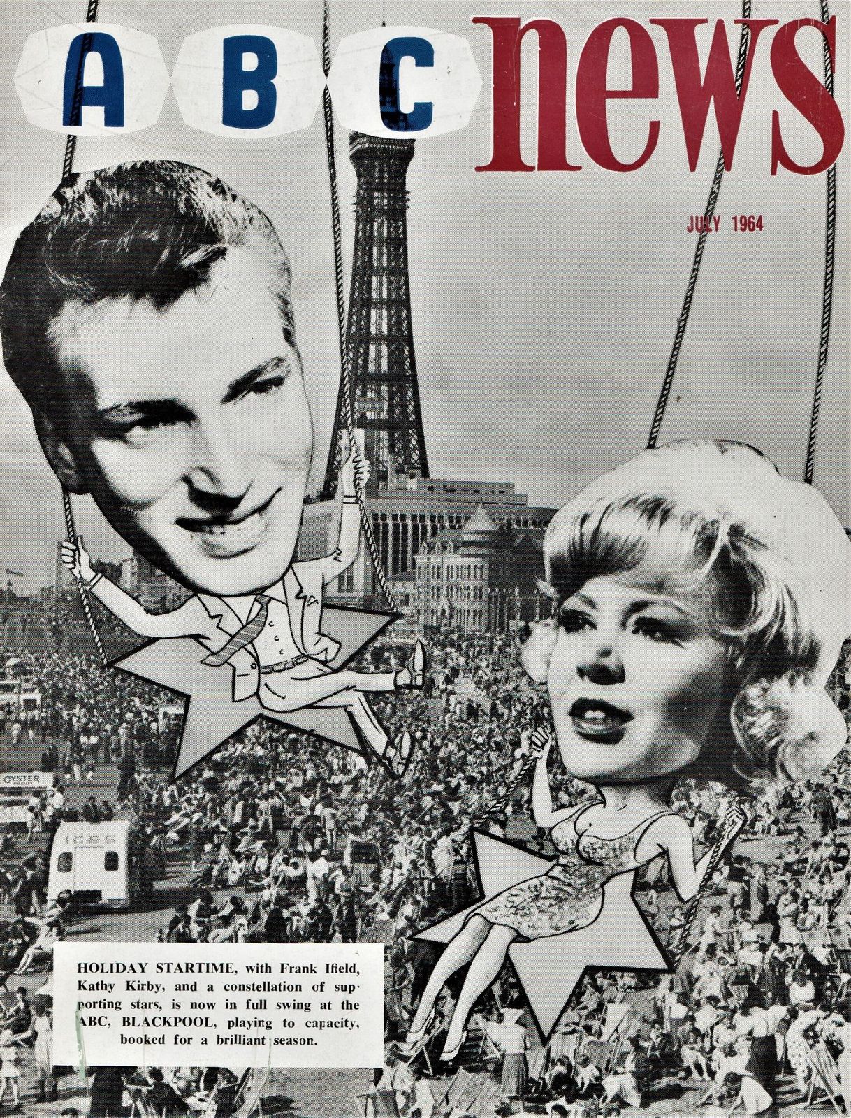ABC NEWS magazine side cover  Vol 18 No  4  July 1964
