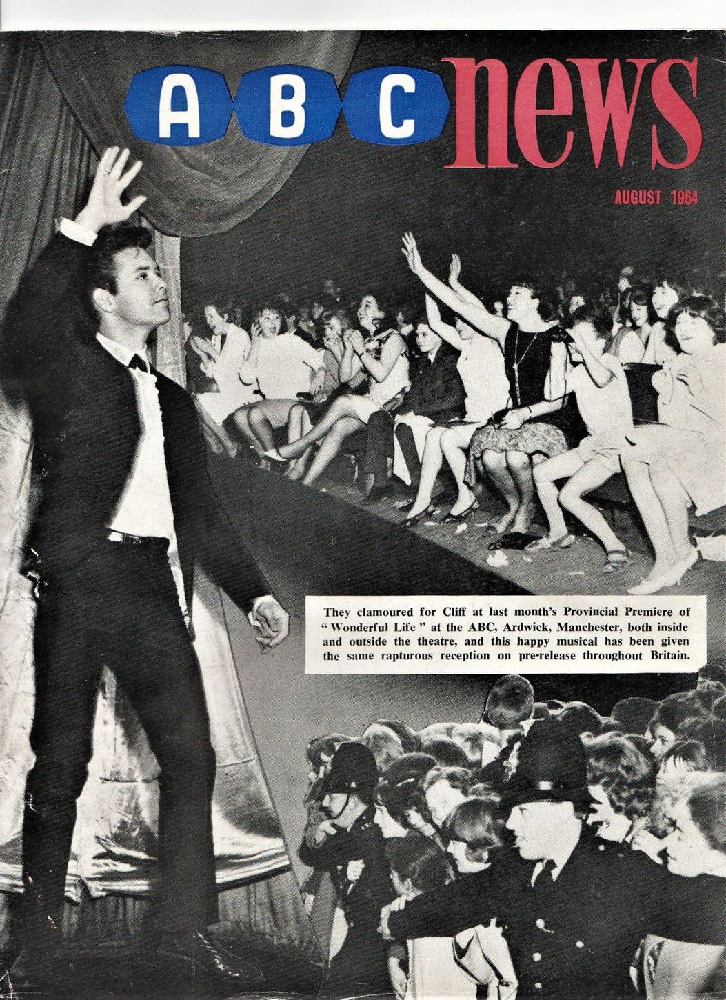 ABC NEWS magazine side cover  August 1964