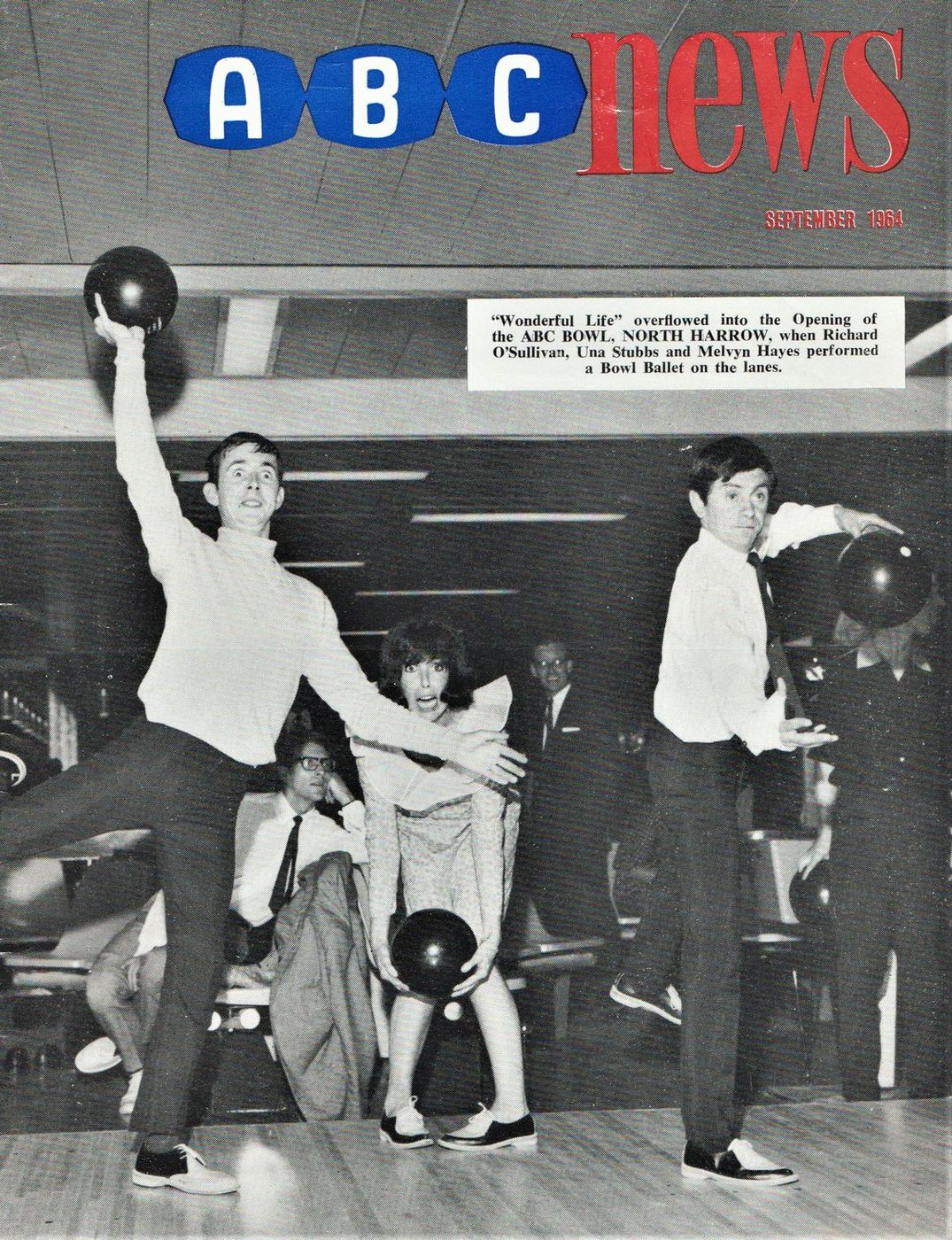 ABC NEWS magazine side cover  September 1964