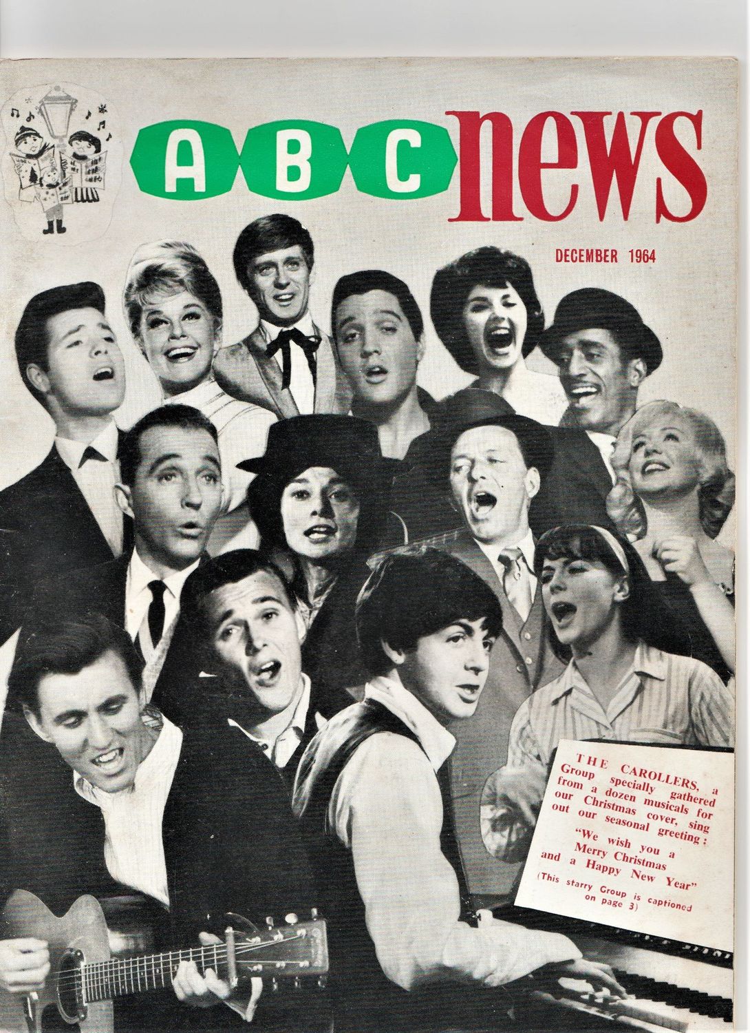 ABC NEWS magazine side cover  December 1964