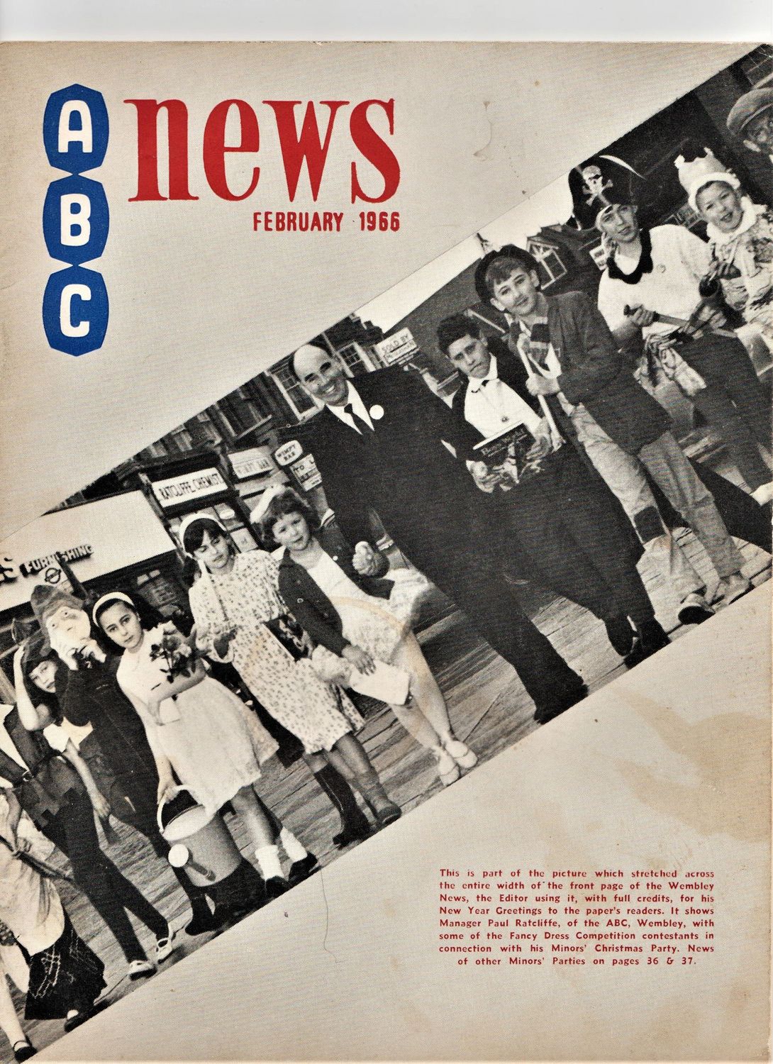 ABC NEWS magazine side cover  February 1966