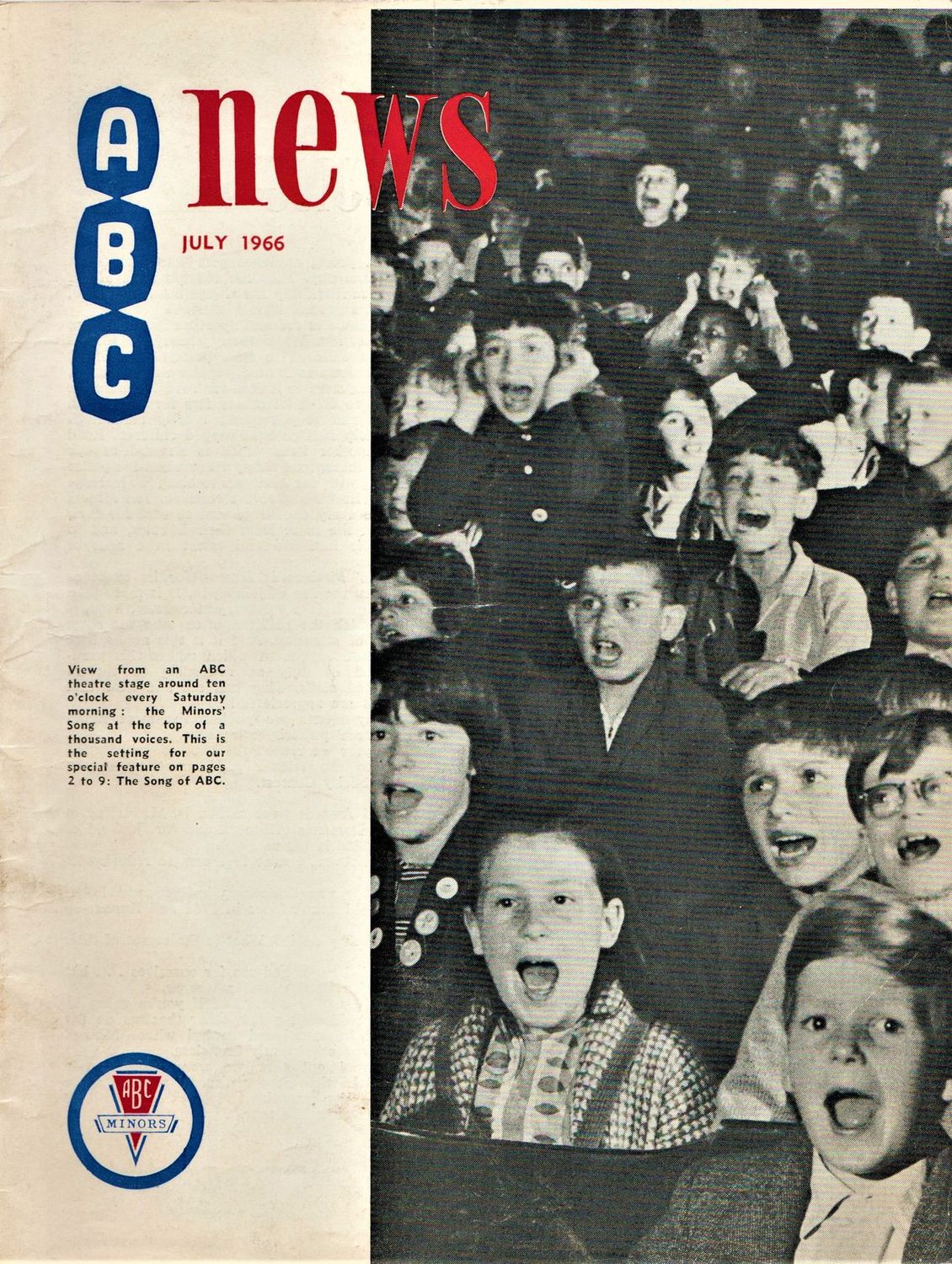 ABC NEWS magazine side cover  July 1966
