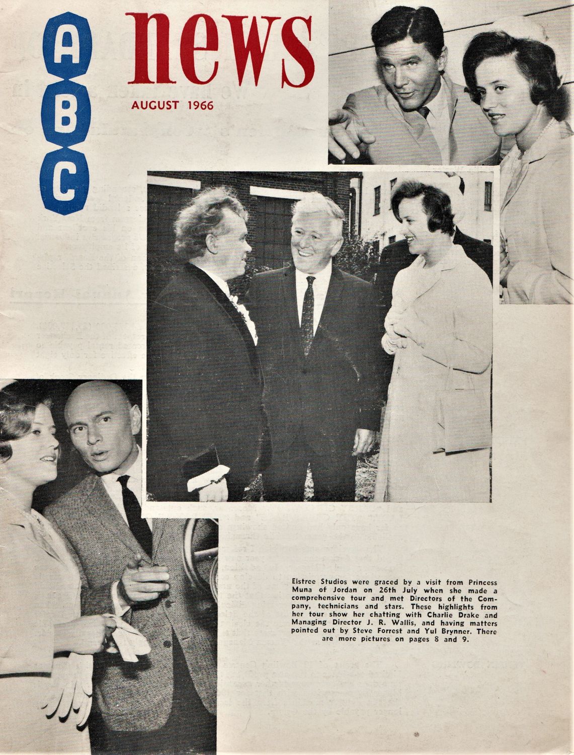 ABC NEWS magazine side cover  August 1966