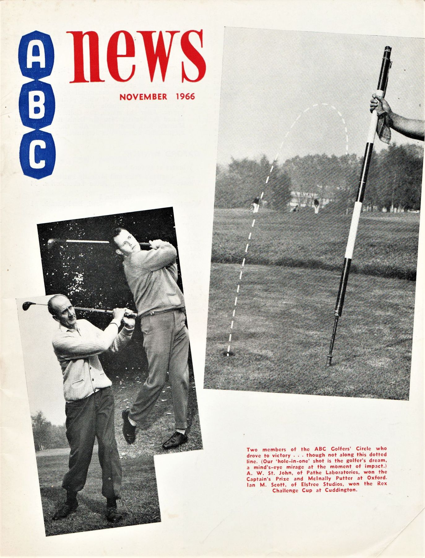 ABC NEWS magazine side cover  Vol 19 No  9  November 1966
