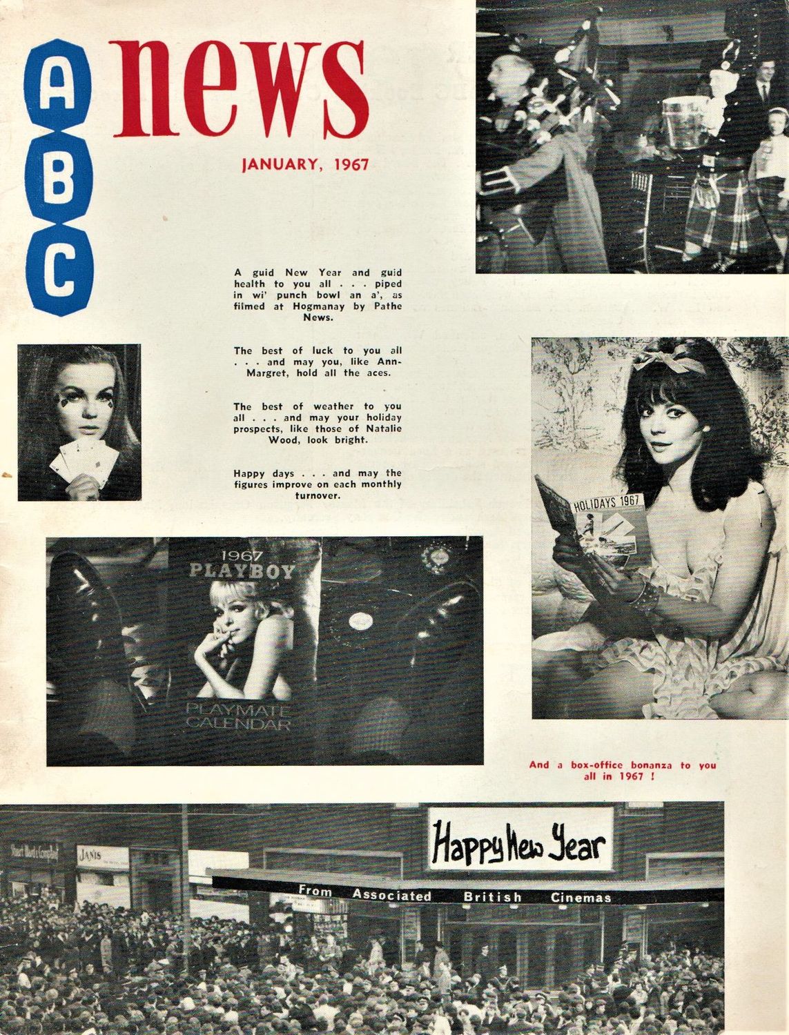 ABC NEWS magazine side cover  January 1967