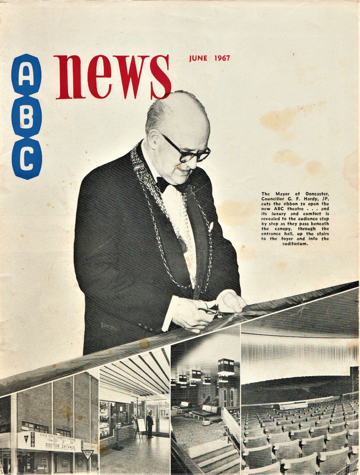 ABC NEWS magazine side cover  June 1967