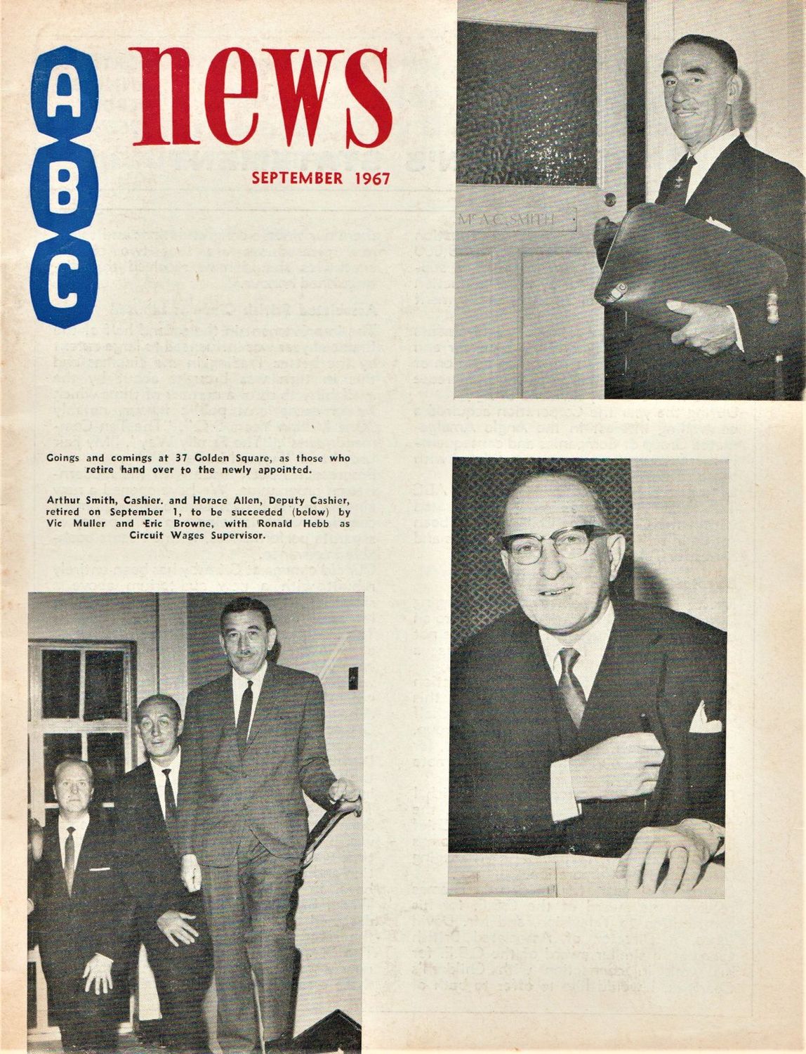 ABC NEWS magazine side cover  September 1967