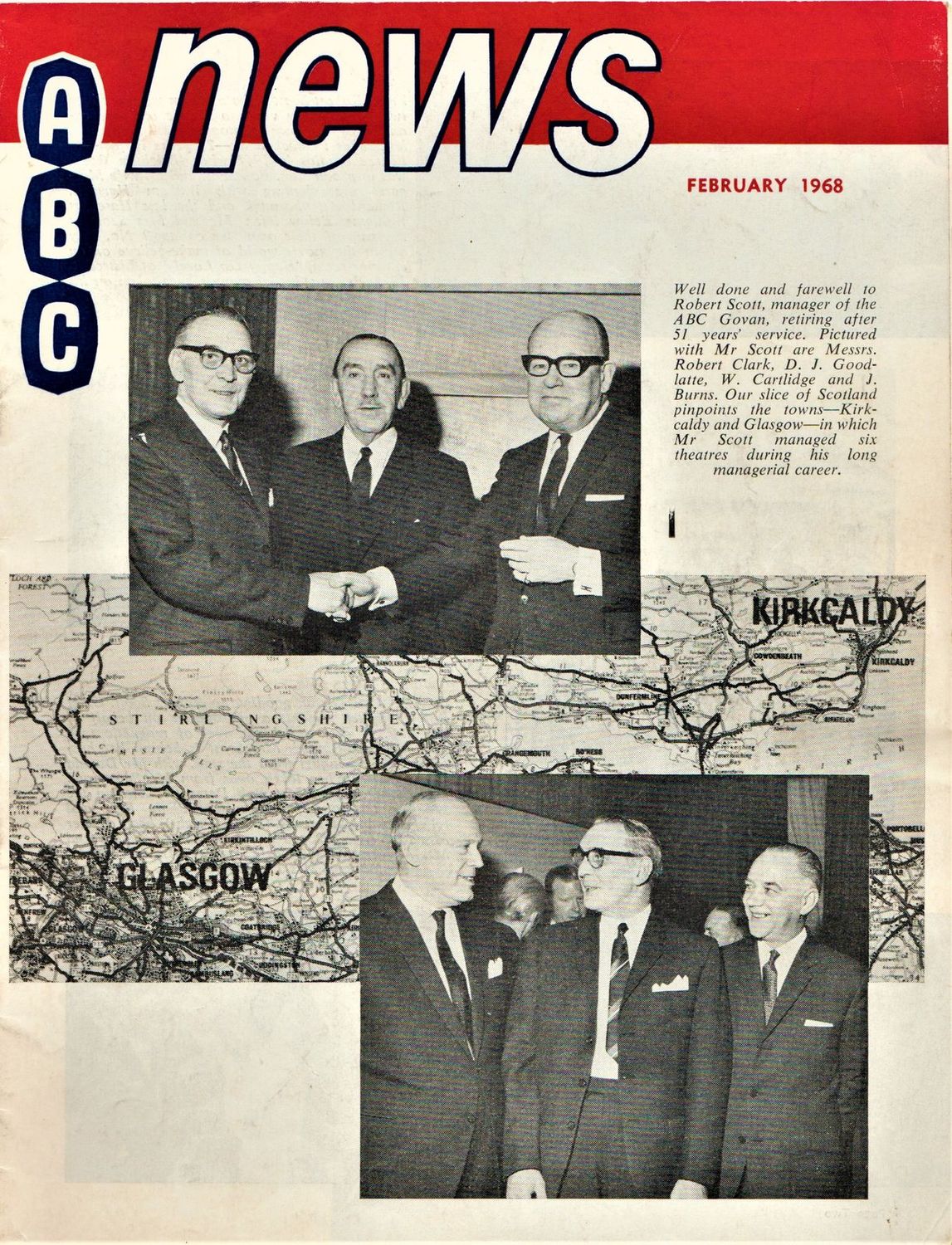 ABC NEWS magazine side cover  February 1968