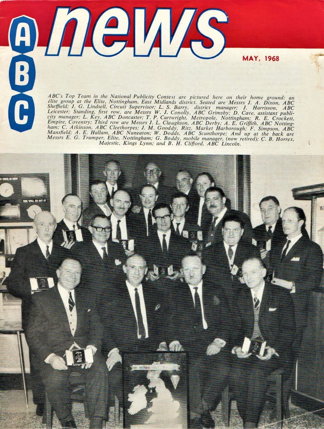 ABC NEWS magazine side cover  May 1968