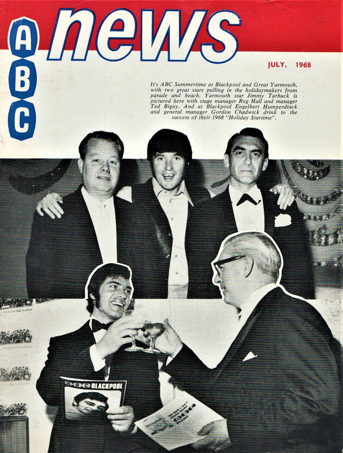 ABC NEWS magazine side cover  July 1968