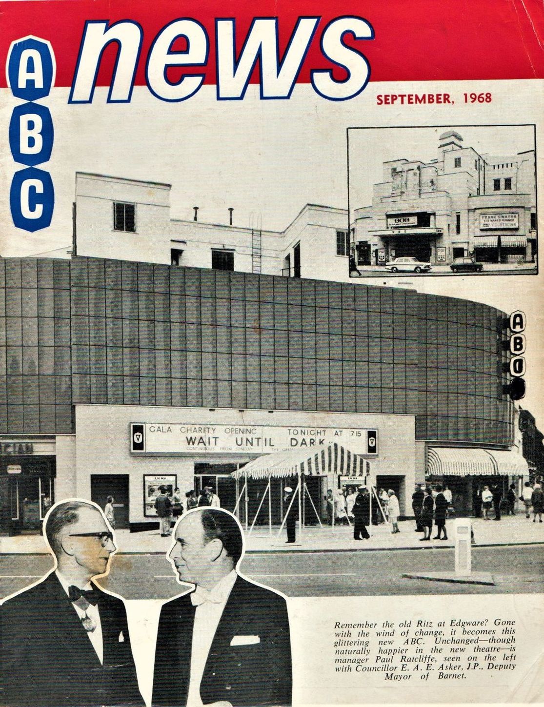 ABC NEWS magazine side cover  September 1968